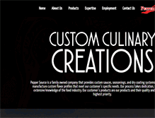 Tablet Screenshot of peppersource.com